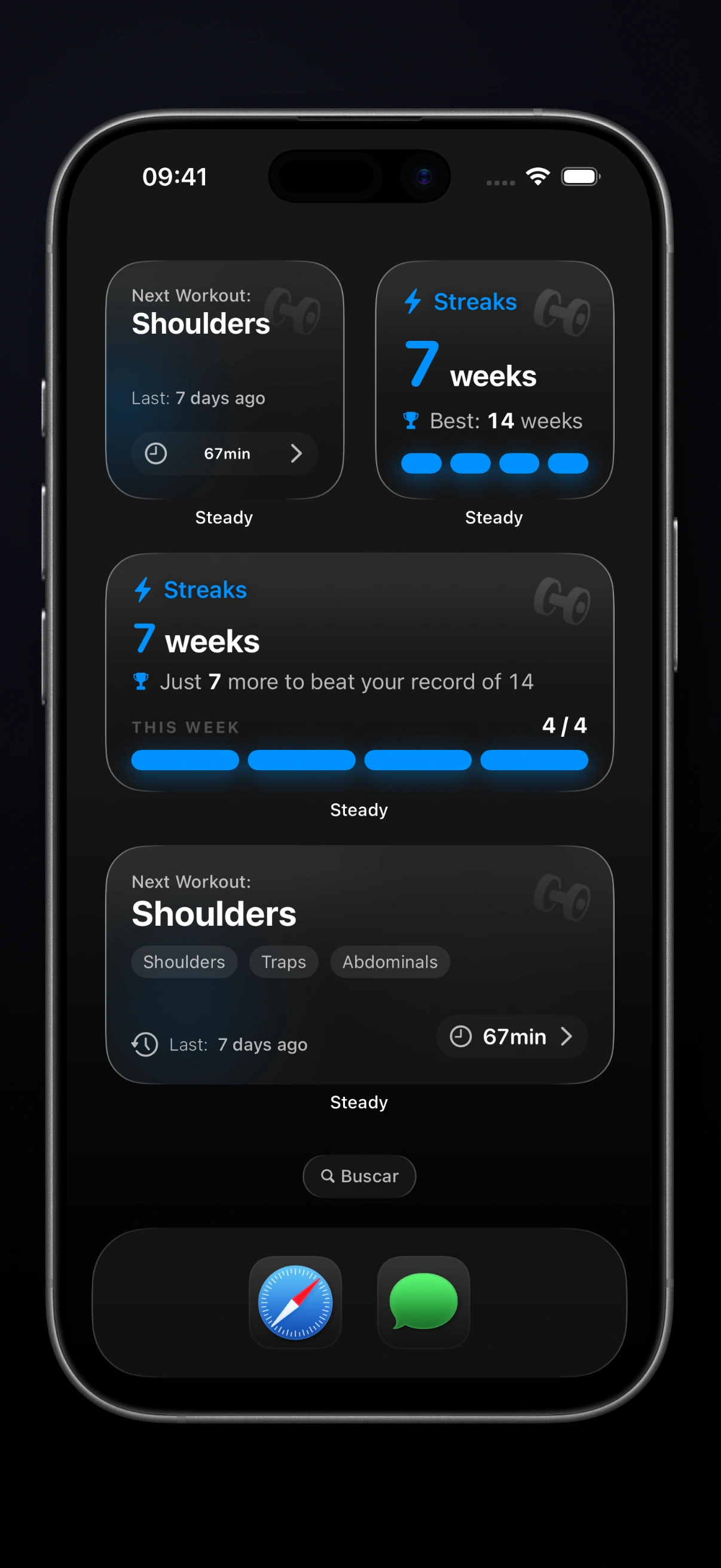 Refreshed Streaks and Up Next home screen widgets